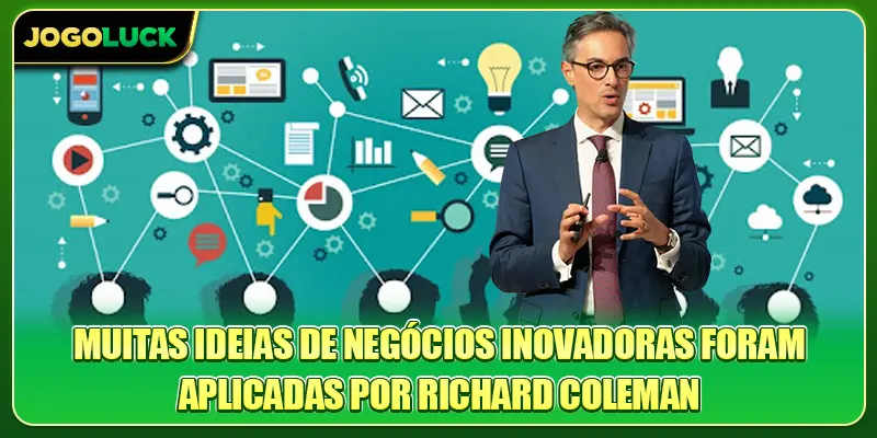 Muitas ideias de negócios inovadoras foram aplicadas por Richard Coleman